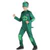 Ciao- Geco Geko costume travestimento bambino originale PJ Masks Superpigiamini (Taglia 3-4 anni) con maschera
