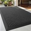 DEXI Zerbino Ingresso Esterno 80 x 120 cm, Tappeto per Porta Interno, Zerbini Antiscivolo Lavabile, Fondo in Gomma Impermeabile, Assorbente Tappeti per Corridoio, Balcone, Giardini, Grigio Strisce