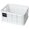 BASIL front basket Crate S plastic, capacity: 17,5l U.a. passend für V.R.-Transportträger, geeignet für MIK, Racktime, I-Rack, MonkeyLoad und AtranVelo Platten