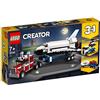 LEGO Creator 3in1 Shuttle Transporter 31091 Building Kit , New 2019 (341 Piece)