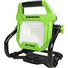 Greenworks G24WL - Lampada da lavoro senza fili, ibrida AC/DC, gancio a sospensione, alimentazione CA o batteria, 2000 lumen, 2 impostazioni luminosità 24 V Ni
