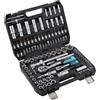 Cecotec Valigetta Porta Attrezzi 108 Pezzi ToolBox KRK 4200. 2 Cricchetti 72 Denti, Bussole CR-V, Punte Acciaio S2, Bussole per Cerchi, 2 Fibbie Metalliche, Ottieni Sempre Risultati Molto Eccellenti