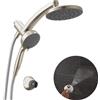 Delta 6-Setting PivotPro 3 in 1 soffione doccia combinato con spray ProClean, soffione doccia rotondo in nichel spazzolato con spray manuale, 1,75 GPM, nichel spazzolato SpotShield 75648SN