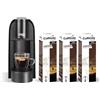 Caffitaly, Macchina da Caffè Volta Nera, 30 Capsule di Caffè Corposo Incluse, per Macchine Originali Caffitaly, Ideale per Preparare Diversi Tipi di Espressi e Bevande Calde