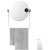 Cecotec Scaldasalviette Ceramico da Parete ReadyWarm 2000 Round. 2000W, 2 Livelli, LED, Touch Control, Telecomando, Timer, IP22, Design Elegante, Sicurezza, Ideale Bagni