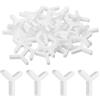 sourcing map 800 distanziatori esagonali per piastrelle in plastica, tipo Y, 3 mm, per installazione di piastrelle in ceramica, colore bianco