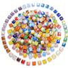 Veebmys Piastrelle In Mosaico Di Cristallo Colorato - Piastrelle Decorative Realizzate a Mano, Piastrelle In Mosaico In Miniatura, Adatte Per Progetti Fai Da Te e Decorazioni Domestiche