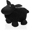 Generico Fermaporta Decorativo a Forma di Animale in Tessuto - Pesante 1,5 kg per Porte Interne, Casa e Ufficio - Modelli Assortiti (BlackSheepy)