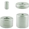 AGBERG (10 pezzi) manicotti distanziatori in alluminio per M8 - Ø interno: 9 mm; diametro esterno: 20 mm; altezza: 15 mm boccola distanziatrice - manicotto in alluminio