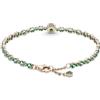 PANDORA Bracciale Tennis Donna Pavé Scintillante Verde 580044C01, Argento sterling, zirconia cubica