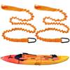 mizikuu 2 Pezzi Kayak Paddle Guinzaglio, 1.5m Kayak Rod Guinzaglio Elastico Kayak Paddle Leash Universale Canoa Kayak Paddle Leash per Canoa, Barca, Kayak