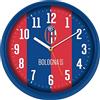 BOLOGNAFC STORE Bologna Fc 1909 Orologio da Parete, Unisex - Adulto, Blu