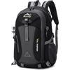 FSSPLJHYJ Zaino Trekking 40 Litri Zaino Montagna Grande Volume Leggero Impermeabile Multifunzione per Montagna Viaggio Escursione Trekking Campeggio Scuola con Ventilazione Posteriore Uomo Donna Nero