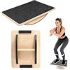DBAATTZ Balance Board in legno, tavola per l'equilibrio, 40 x 30 cm, tavola d'equilibrio in legno, per l'allenamento delle caviglie