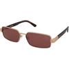 Love Moschino MOL100/S DDB/4S | Occhiali da Sole Graduati o Non Graduati | Metallo | Rettangolari | Oro | Adrialenti