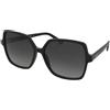 Love Moschino MOL102/S 807/9O | Occhiali da Sole Graduati o Non Graduati | Prova Online | Plastica | Quadrati | Nero | Adrialenti