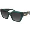 Missoni MIS 0267/S 1ED/9O | Occhiali da Sole Graduati o Non Graduati | Plastica | Quadrati | Verde, Trasparente | Adrialenti