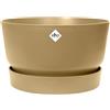 Elho Greenville Bowl 33 - Vaso per Esterno - Ø 32.5 x H 19.4 cm - Sabbia Dorata