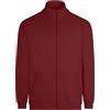 Mukua SZ270U Cooper; Felpa Unisex Cerniera; Colore Crimson; Taglia 2XL, Cremisi, XX-Large
