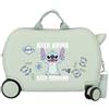 Disney Joumma Stitch Keep Going Valigia per Bambini Verde 45x31x20 cm Rigido 1.8 kgs ABS 1.8 kgs 24.6 L Bagaglio a Mano