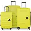 Hauptstadtkoffer - Mitte - Bagaglio rigido su ruote, limone, Set, Set di valigie