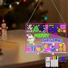 Fincoly Lavagna cancellabile a secco con supporto, in acrilico, a LED, per messaggi, scrittura, memo, con luce in 7 colori, con telecomando, per casa, ufficio, scuola (30,5 x 20,3 cm)