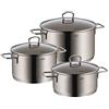 Silit Set di pentole, Acciaio Inox, Argento, 49 x 39 x 49 cm