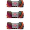Red Heart Boutique Unforgettable Sunrise - Gomitolo di filato acrilico da 100 g, 4 medi, pettinato, 270 m, per lavori a maglia/uncinetto