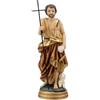 Inmaculada Romero IR San Giovanni Battista Figura Religiosa 20 cm. Croce Mano Pecora Base Resina
