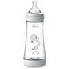 Chicco PERFECT 5 Biberon anticolica da 300 ml biberon a flusso rapido per 4 mesi + con tettarella in silicone morbido, biberon simile al seno materno, biberon anticoliche per allattamento misto