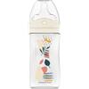 DODIE Biberon - Ciuccio multiuso anti-coliche, 270 ml, colore: rosa, 3 mesi