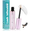 Obeyalash Colla Ciglia Finte Waterproof - Lash Glue Lunga Durata Colla Per Ciglia Finte Lunga Durata Eyelash Glue White Adhesive Dries Clear In 20s, Strong Hold for Strip Lashes