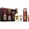 RESAES Resistant and aesthetic Lattafa Eternal Oud Gift Set, profumo arabo unisex a lunga durata, include EDP 100 ml + mini profumo 20 ml + deodorante 200 ml + nebulizzatore, fragranza ambrata vaniglia (Eternal Oud Gift Set)