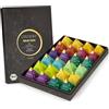 Creano Set Regalo Tisane Biologiche Premium Organic Herbal Tea - 24x Piramidi in 9 Varietà | Infusi alle Erbe e Frutta, Confezione Regalo Elegante, 60g