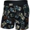 Saxx Underwear Co. Boxer da Uomo Vibe Super Morbido, Friday Night Camo- Nero, Small