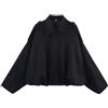 IBAKOM Donne Finto Scamosciato Bomber Giacca Cappotto Invernale Maniche Lunghe Giacca Varsity Abbigliamento da Strada Casual Capospalla, crema, M