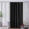 Furlinic Tenda Doccia Grande Antimuffa Impermeabile EVA Vasca da Bagno Nero 180x210cm Con pietre sul fondo Con 12 ganci