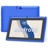 Haehne Tablet 7 Pollici Android, Doppia Fotocamera, WiFi, Bluetooth, Blu