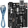 ELEGOO Uno R3 Board Scheda con Cavo USB Compatibile con progetti Arduino IDE Conforme alla direttiva RoHS