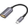 SinLoon PD 140W Slim Tip a USB C Cavo di alimentazione quadrato femmina a tipo C maschio cavo di ricarica con chip di identificazione automatica PD, per telefoni, tablet, laptop (quadrato)