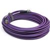 Emelec VíasCom EQ234/0005 - 0,50m Connessione Video 4K-UHD 12G-SDI (0,76/3,40/6,00) con BNC 4K-UHD - Conduttore Multifilare - Colore Viola - PVC Flessibile