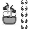 Generisch 5 paia di copriauricolari compatibili con Galaxy Buds 3 Pro, in silicone antiscivolo per auricolari (nero)