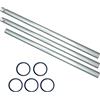 Fotoconic 3 m/3 m tubo di metallo traversa per elettrico, manuale studio roller background Support System