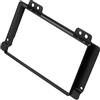 AERZETIX - C40941 - Mascherina telaio adattatore 2 DIN per autoradio - in plastica - compatibile con Land Rover Freelander 2004-2007
