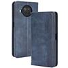 Dedux Portafoglio Custodia Cover Compatibile con Xiaomi Mi 10T Lite 5G, Cover per Biglietti da Visita in Pelle Retro con Chiusura Magnetica Premium Pu Flip, Blu