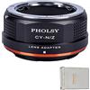 PHOLSY Adattatore Manuale Compatibile con Obiettivo C/Y su Z Fotocamera