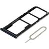 MMOBIEL Vassoio Carta Dual SIM Compatibile con Samsung Galaxy A50 2019 - Porta Scheda Incl il Pin - Nero
