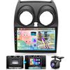 VECHTEL 6G 128G VECHTEL 9Autoradio 2 DIN Bluetooth per Nissan Qashqai J10 2006-2016(Con schermo di navigazione) Carplay Android Auto Wireless,Android 15,EQ,Wifi GPS Navi,RDS/FM Radio con Retrocamera AHD