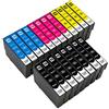 ESMONLINE Set di 20 cartucce compatibili in sostituzione di Epson 16 XL per Workforce WF-2760DWF 2750DWF 2660DWF 2650DWF 2630WF 2540WF 2530WF 2520NF 2510WF 2010W