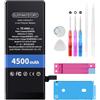 Elephantstory Batteria per iPhone 12 Mini, 4500 mAh Alta Capacità Batteria ai Polimero di litio con Kit di Strumenti di Riparazione e Guida